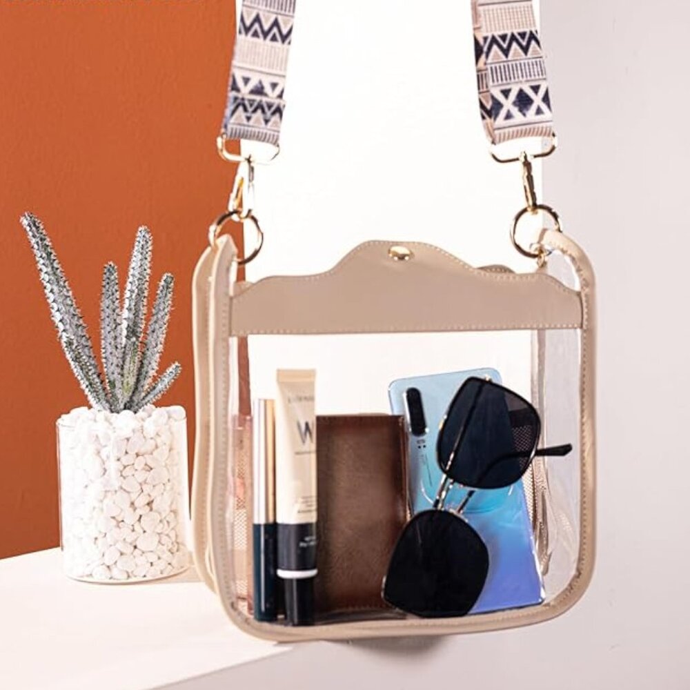 Clear crossbody bag